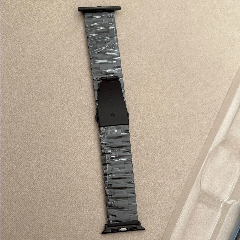 Black 42 mm Apple Watch Band - Stainless Steel